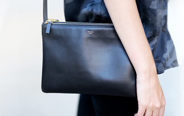 celine three zipper bag