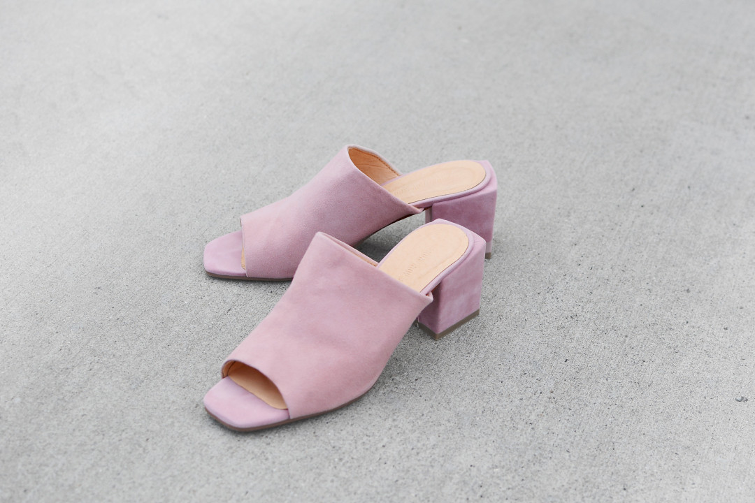 pink mules zara